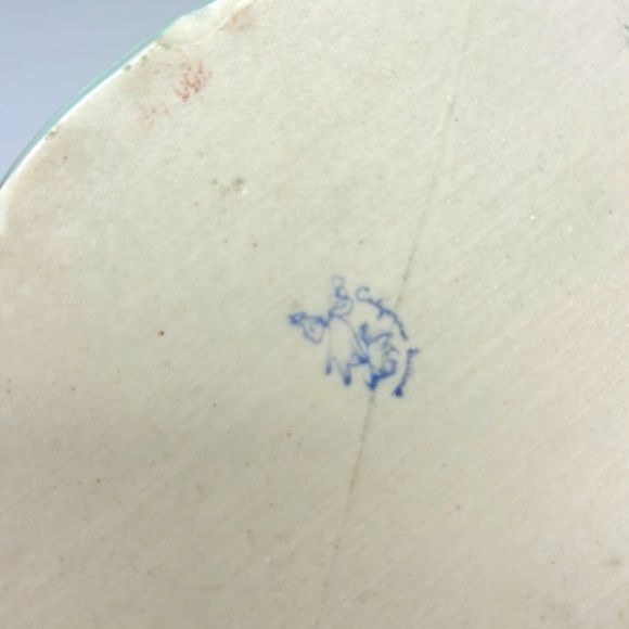 Antique bone china French lidded vanity box . - Picture 9 of 10